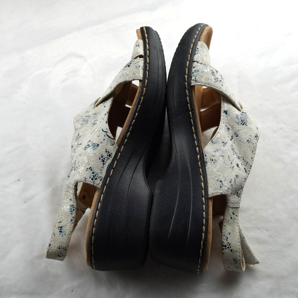 Clarks Collection Slingback Platform Sandals Flor… - image 4